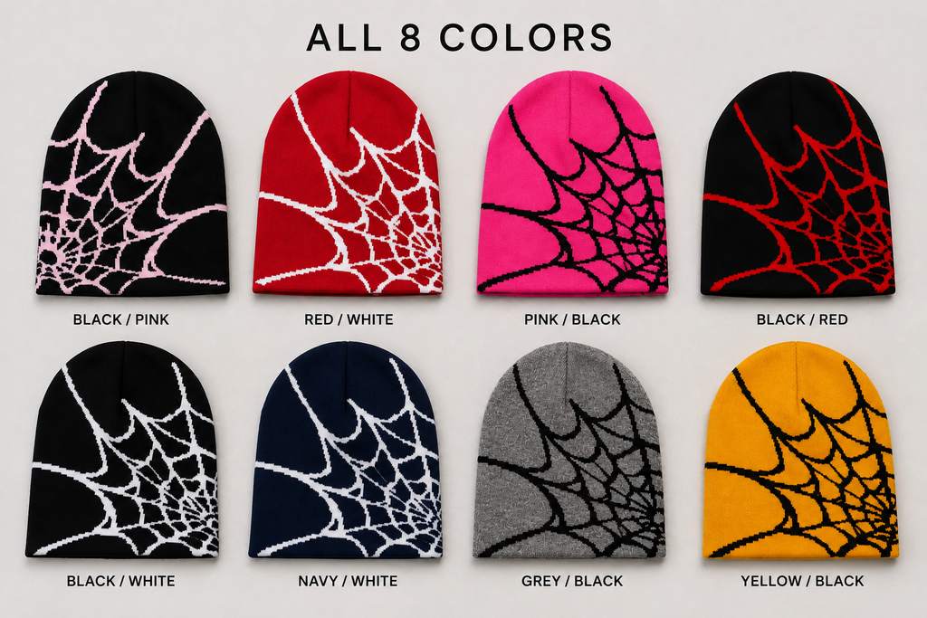 Spider Web Beanies