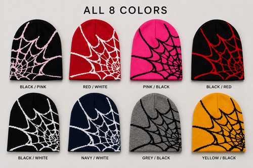 Spider Web Beanies